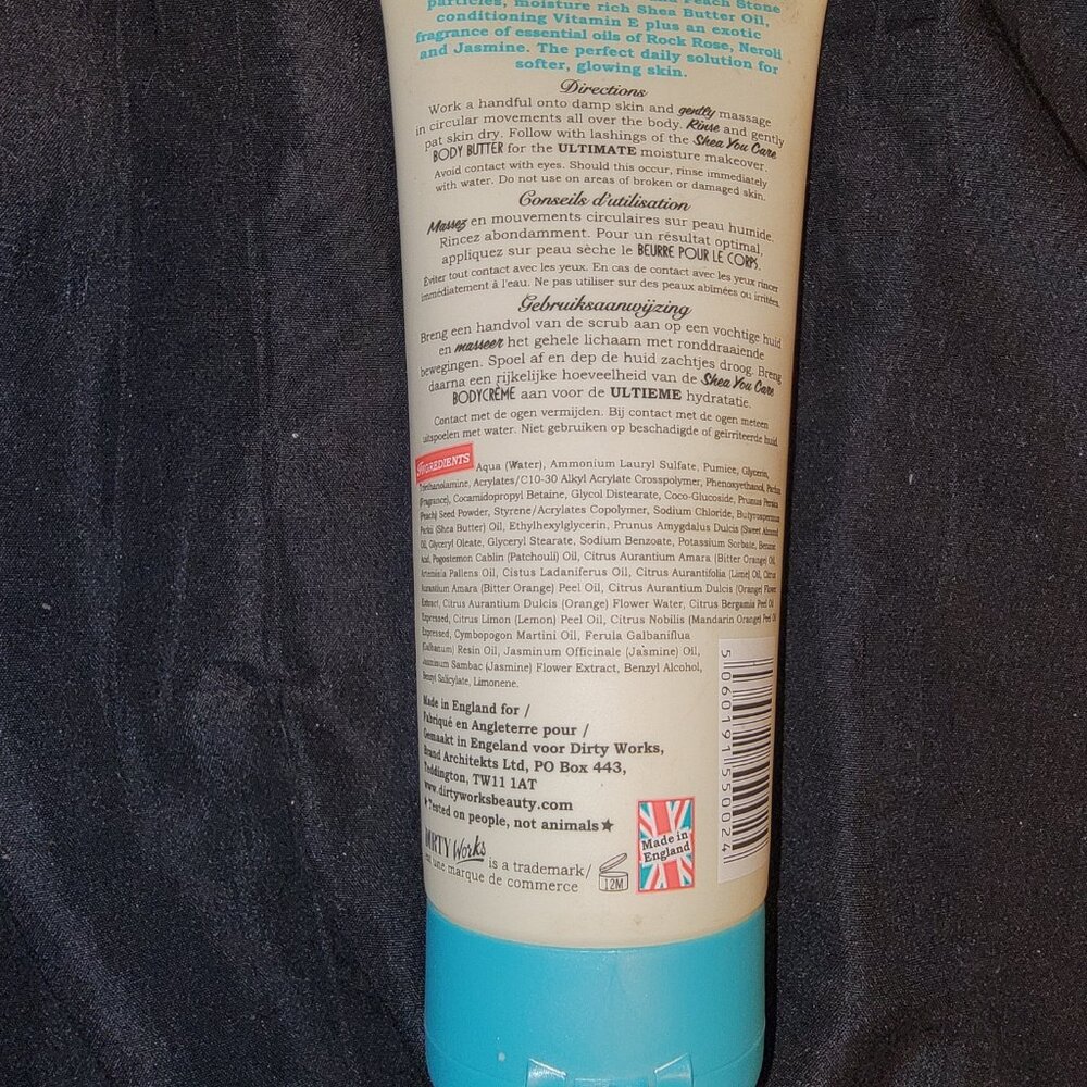 Dirty Works Buff Your Stuff Body Scrub Sweet Almond Oil Spa Day - Picture 2 of 2